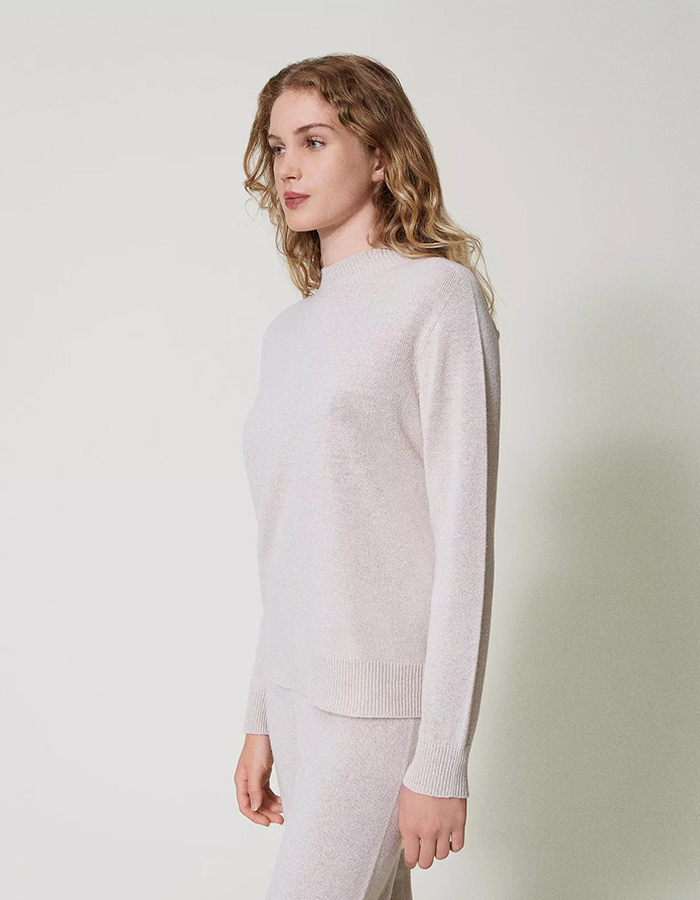 Twinset lange mouw pull goud