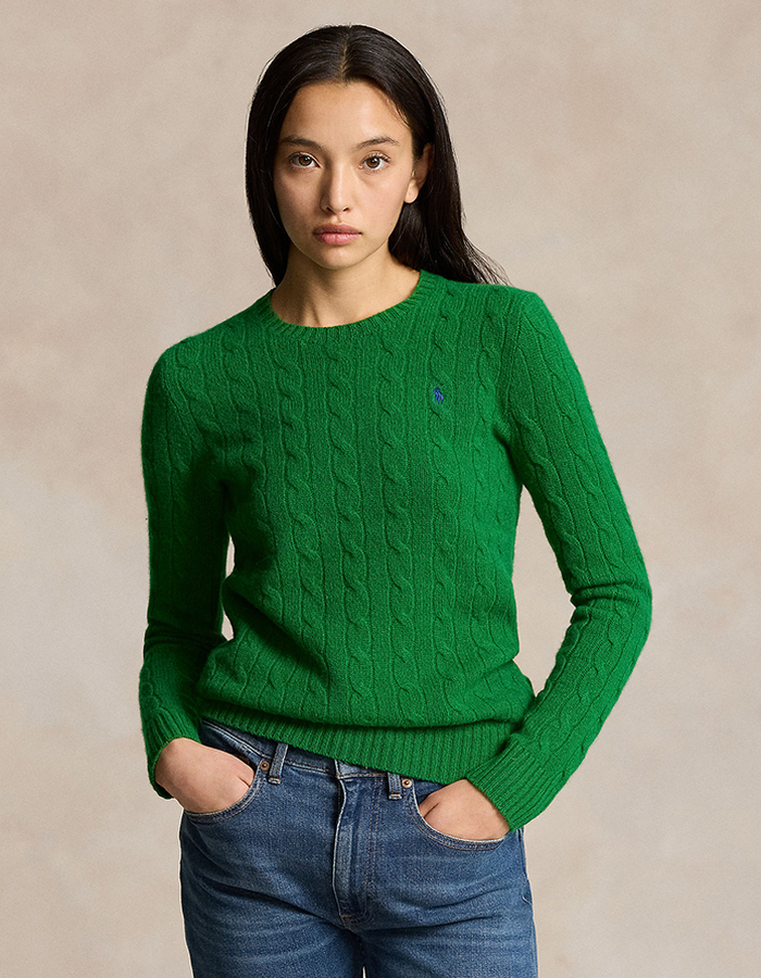 Ralph Lauren Dames lange mouw pull groen