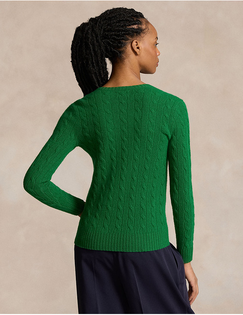 Ralph Lauren Dames pull met v-hals groen