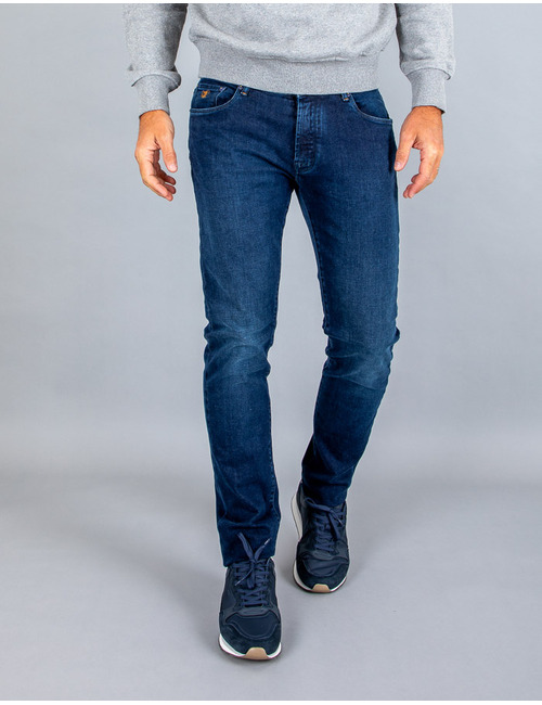 Atelier Noterman slim fit jeans blauw