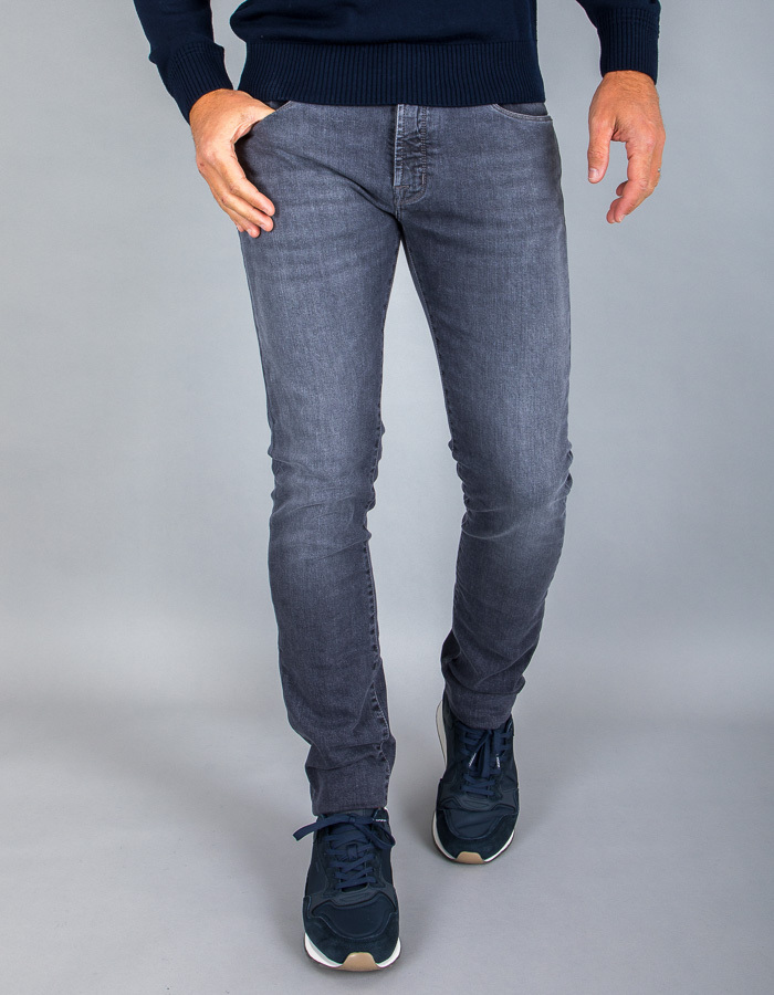 Atelier Noterman slim fit jeans grijs