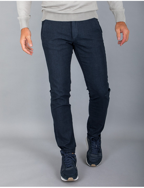 Mason's modern fit broek blauw