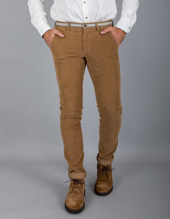 Mason's modern fit broek camel