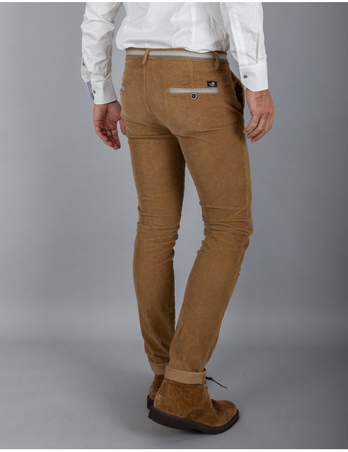 Mason's modern fit broek camel