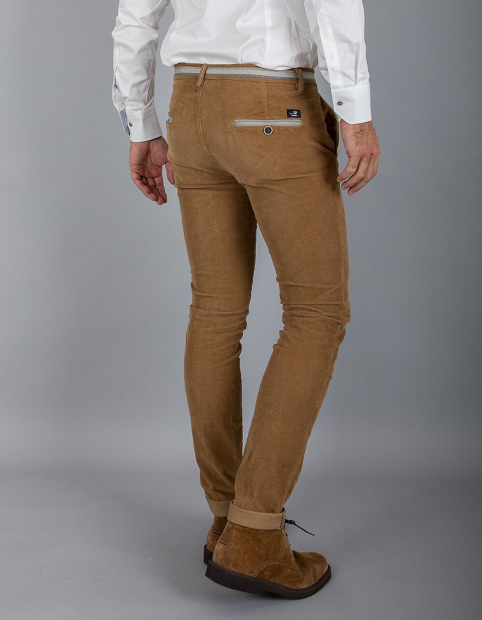 Mason's modern fit broek camel