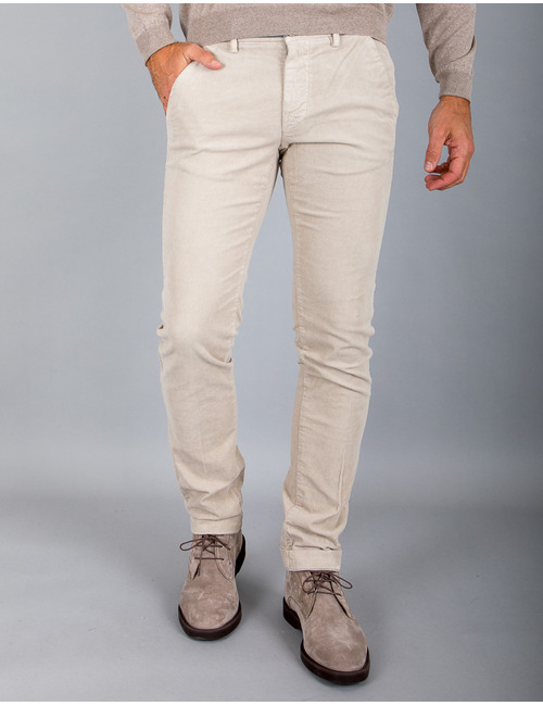 Mason's modern fit broek ecru