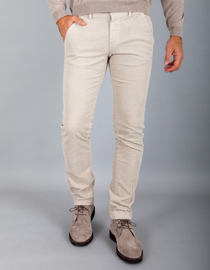 Mason's modern fit broek ecru