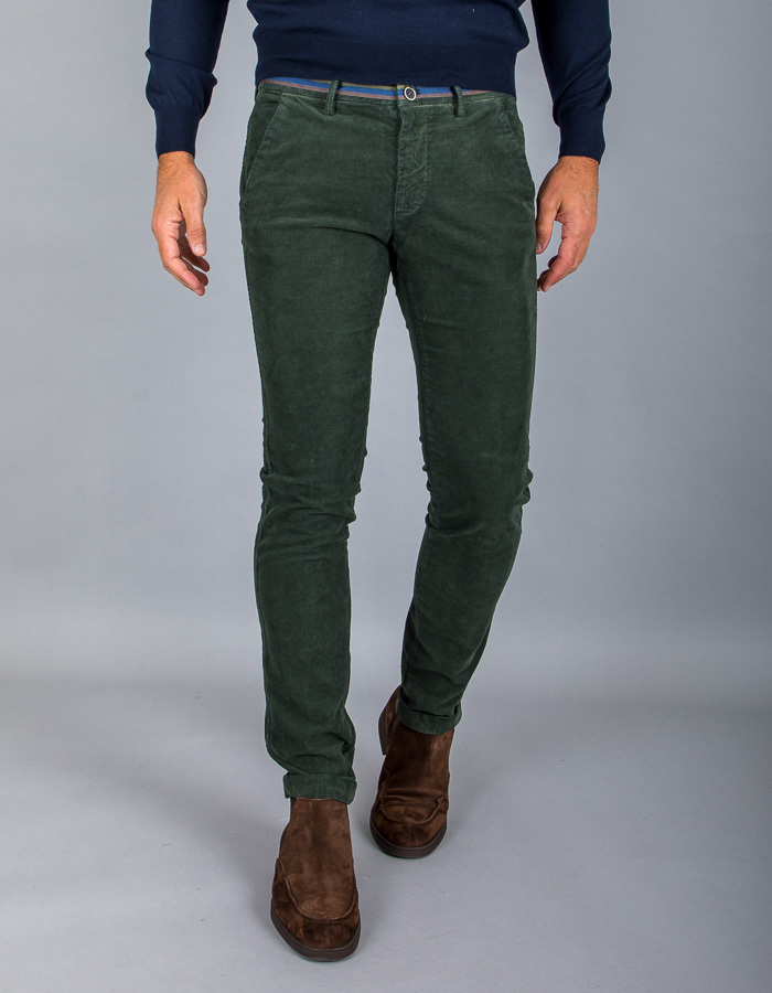 Mason's modern fit broek groen