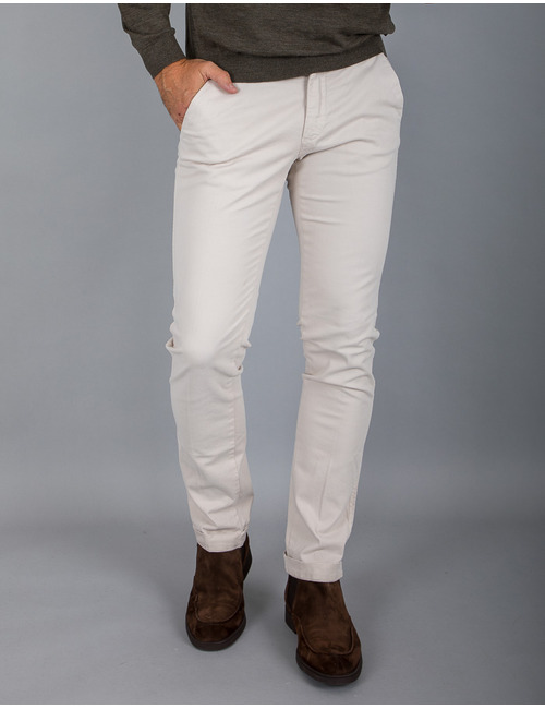 Mason's modern fit broek ecru