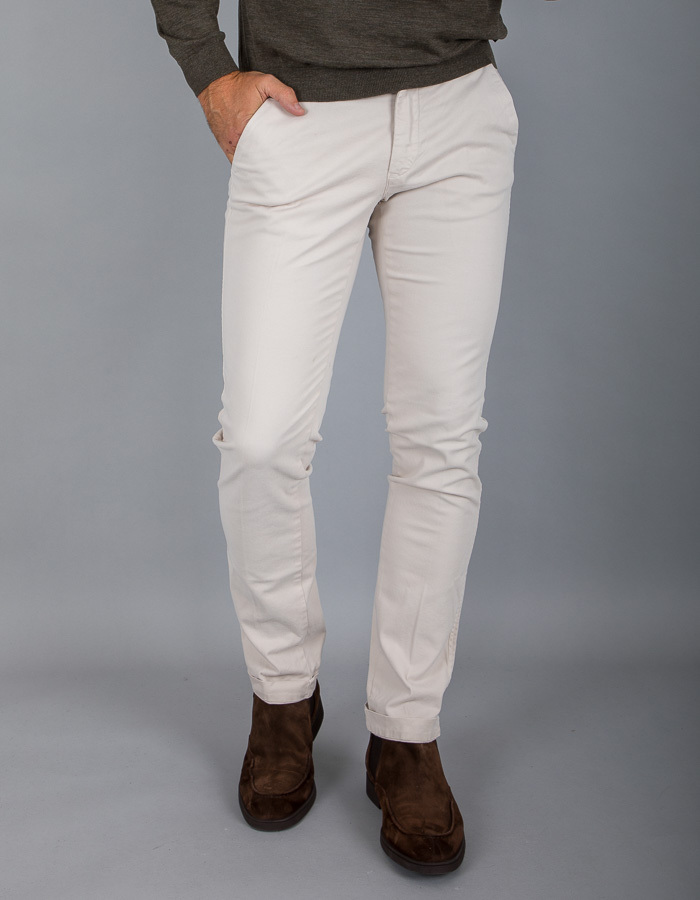 Mason's modern fit broek ecru