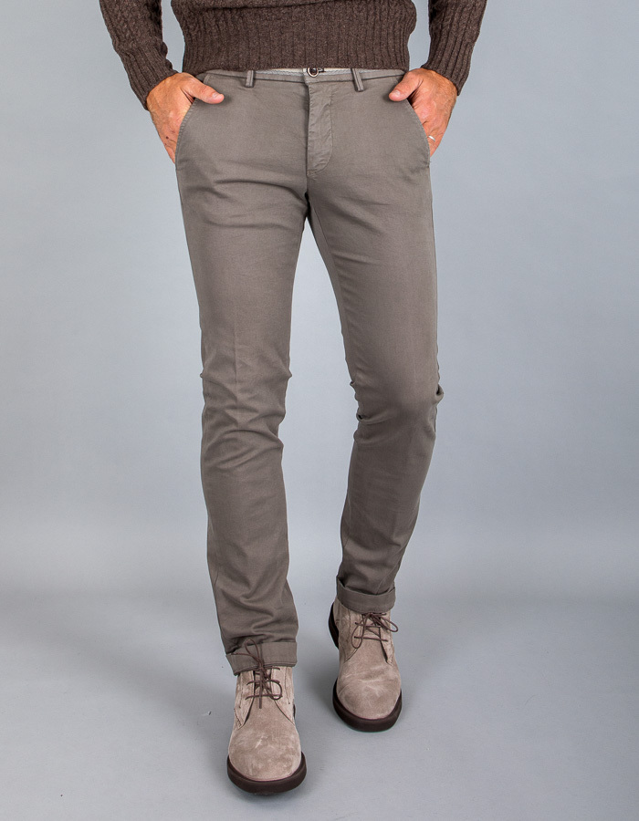 Mason's modern fit broek bruin