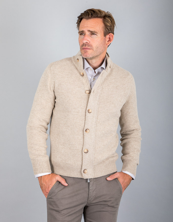 Gran Sasso cardigan ecru