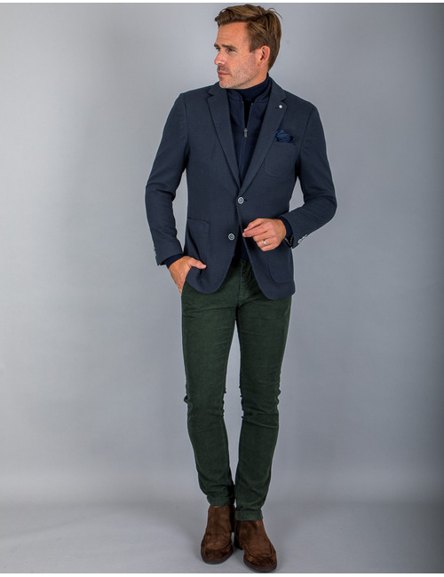 Blue Industry modern fit blazer marine