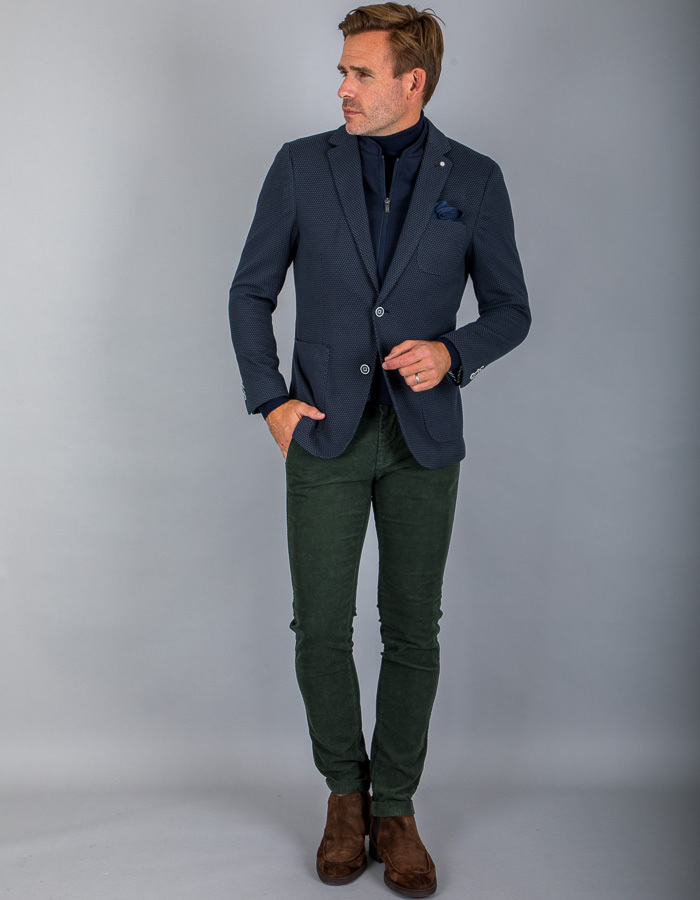 Blue Industry modern fit blazer marine