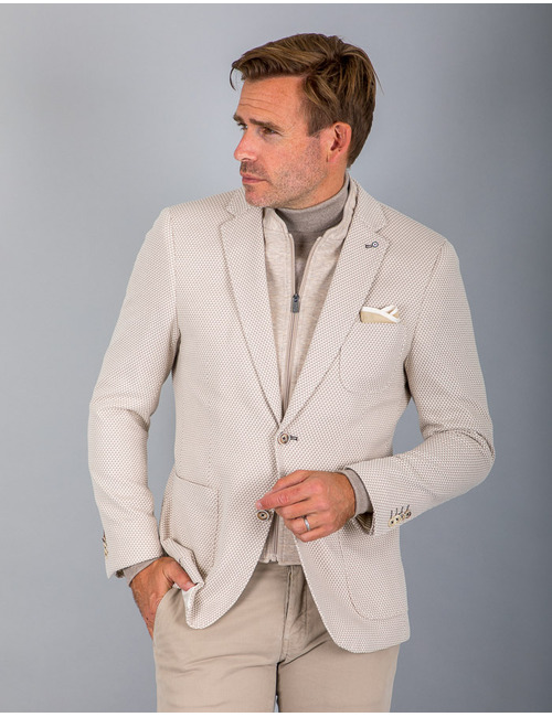 Blue Industry modern fit blazer beige