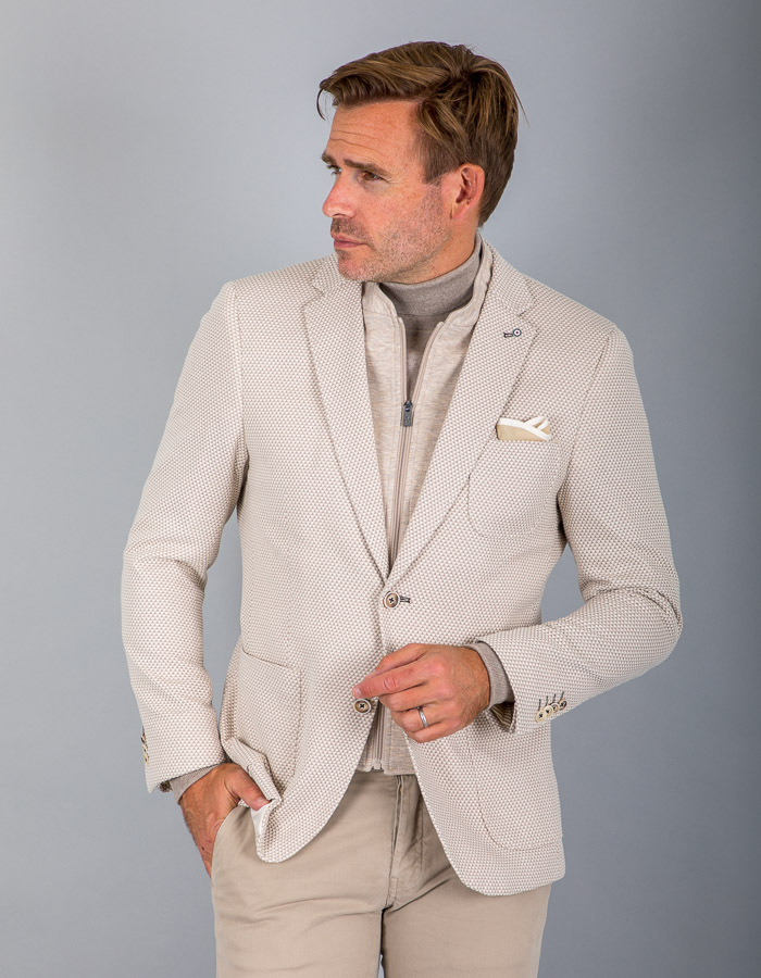 Blue Industry modern fit blazer beige