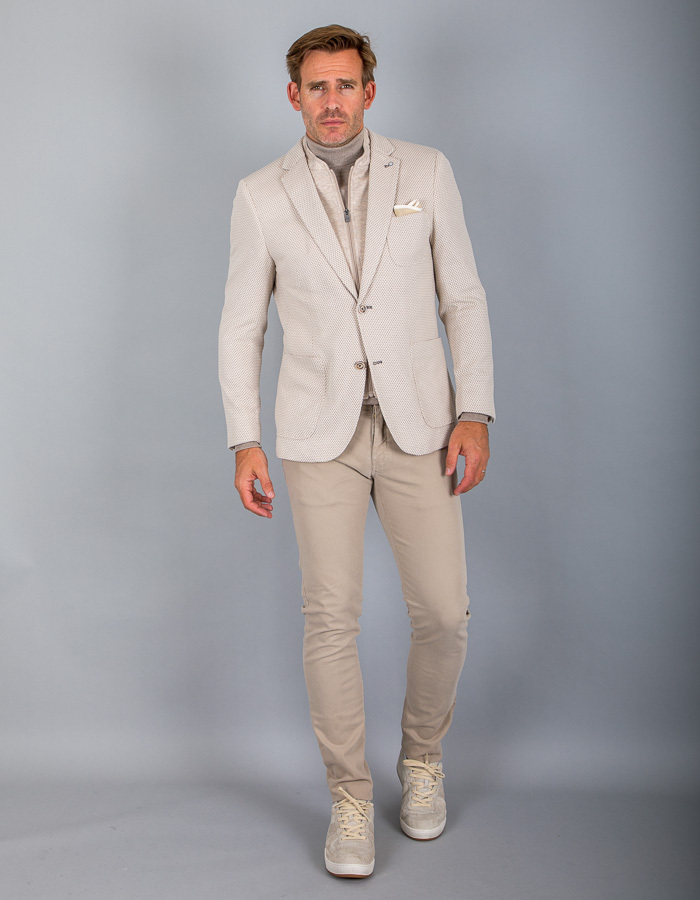 Blue Industry modern fit blazer beige