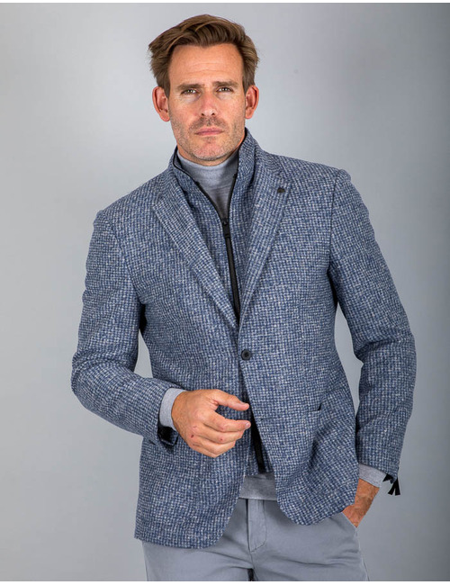 Roy Robson regular fit blazer blauw