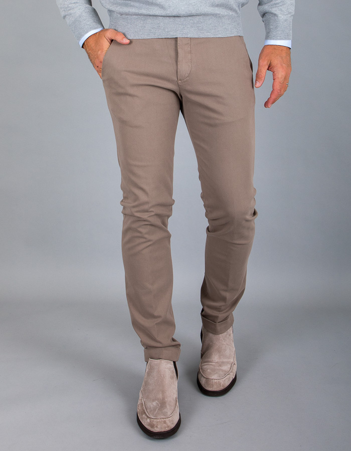 Briglia modern fit broek bruin