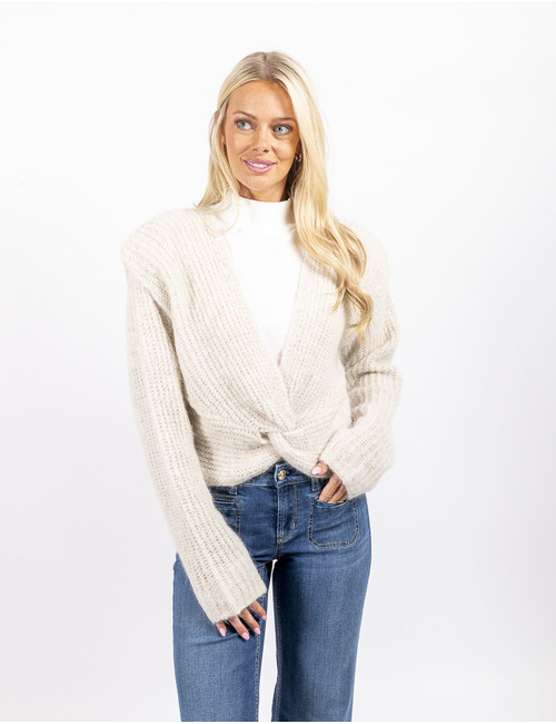 Iro lange mouw pull beige