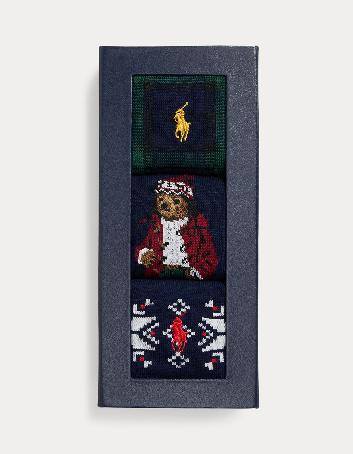 Polo Bear Trouser 3-sock Gift Set