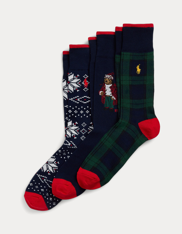 Polo Bear Trouser 3-sock Gift Set