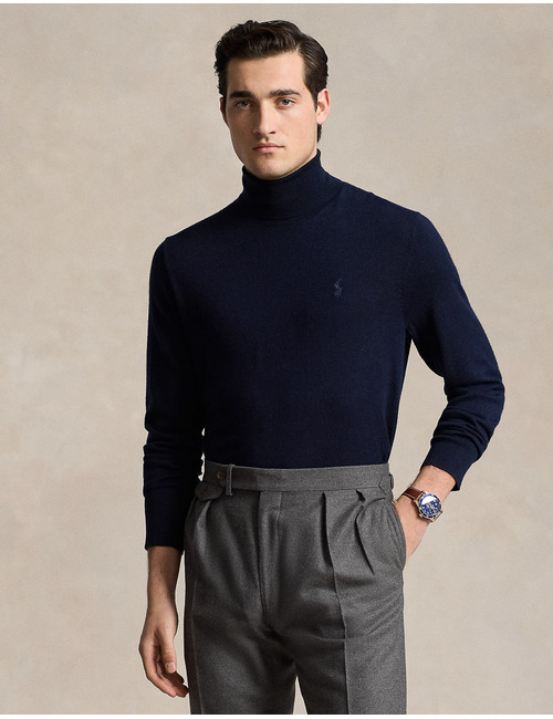 Washable Wool Turtleneck