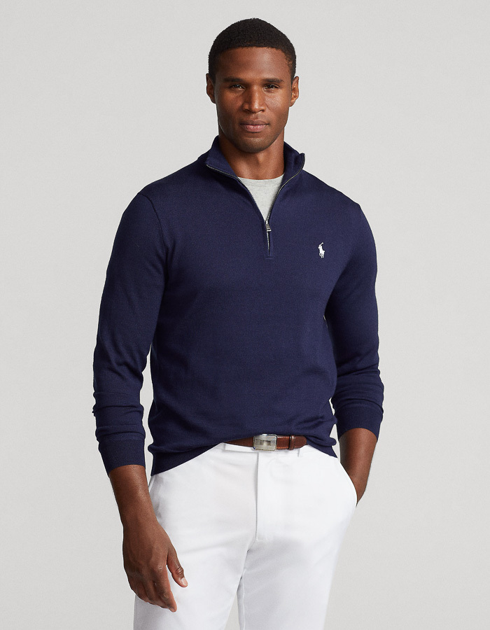 PERFORMANCE QUARTER-ZIP SWEATER