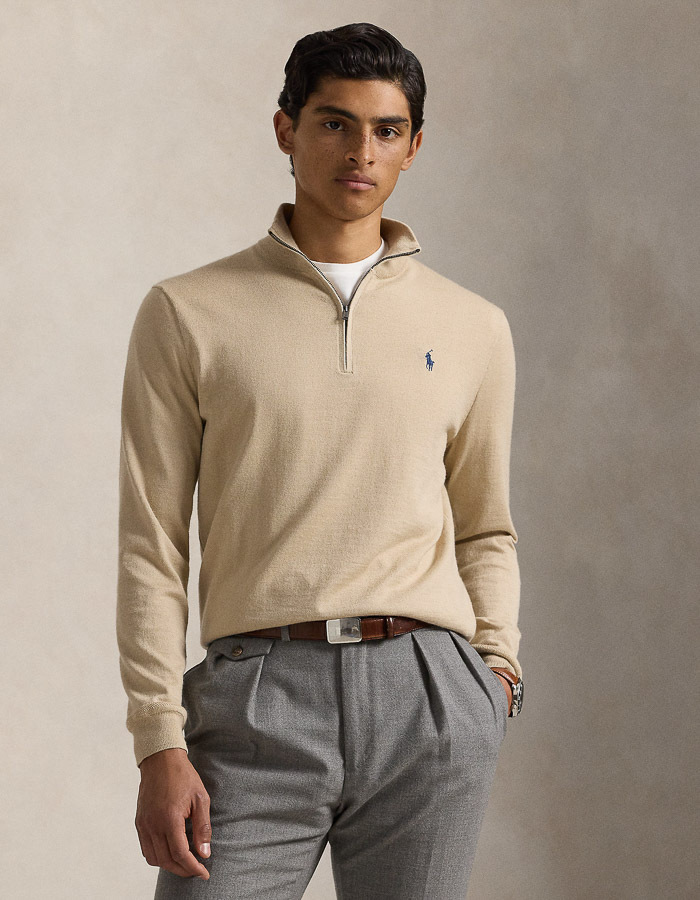 PERFORMANCE QUARTER-ZIP SWEATER