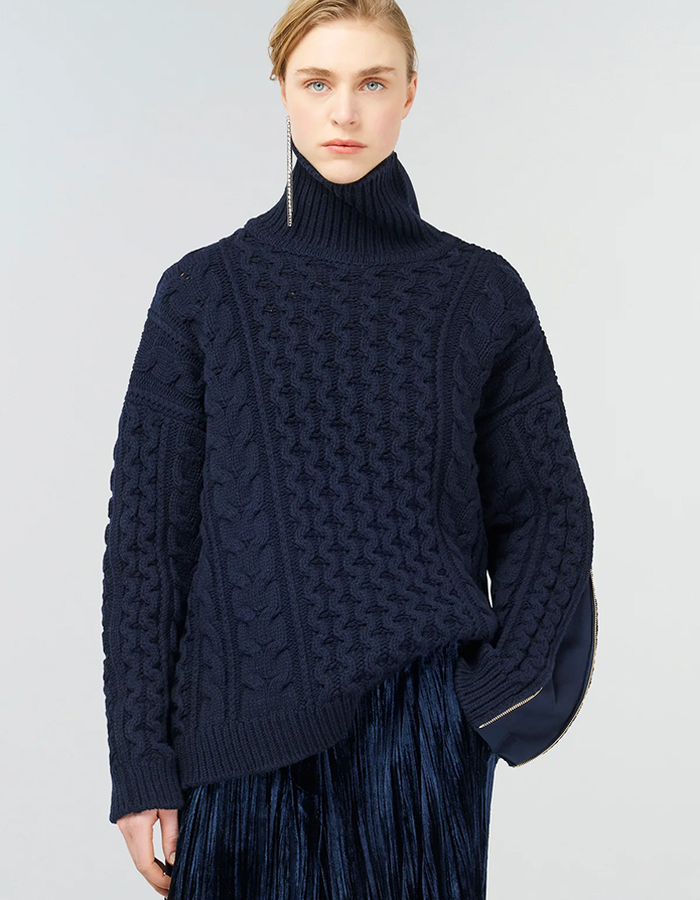 Semi Couture lange mouw pull marine