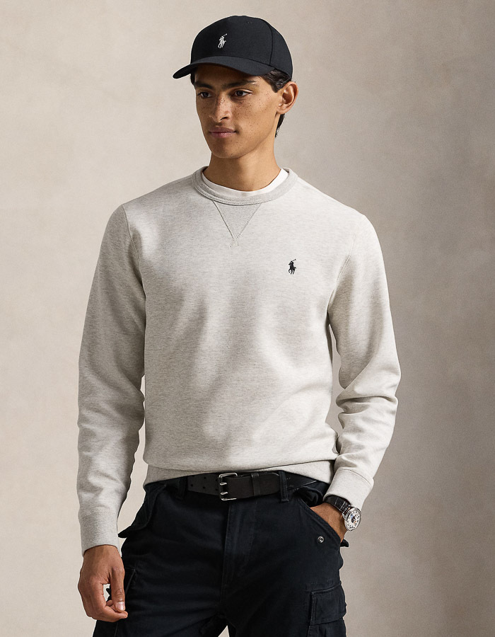 STANDARD FIT DOUBLE-KNIT SWEATSHIRT