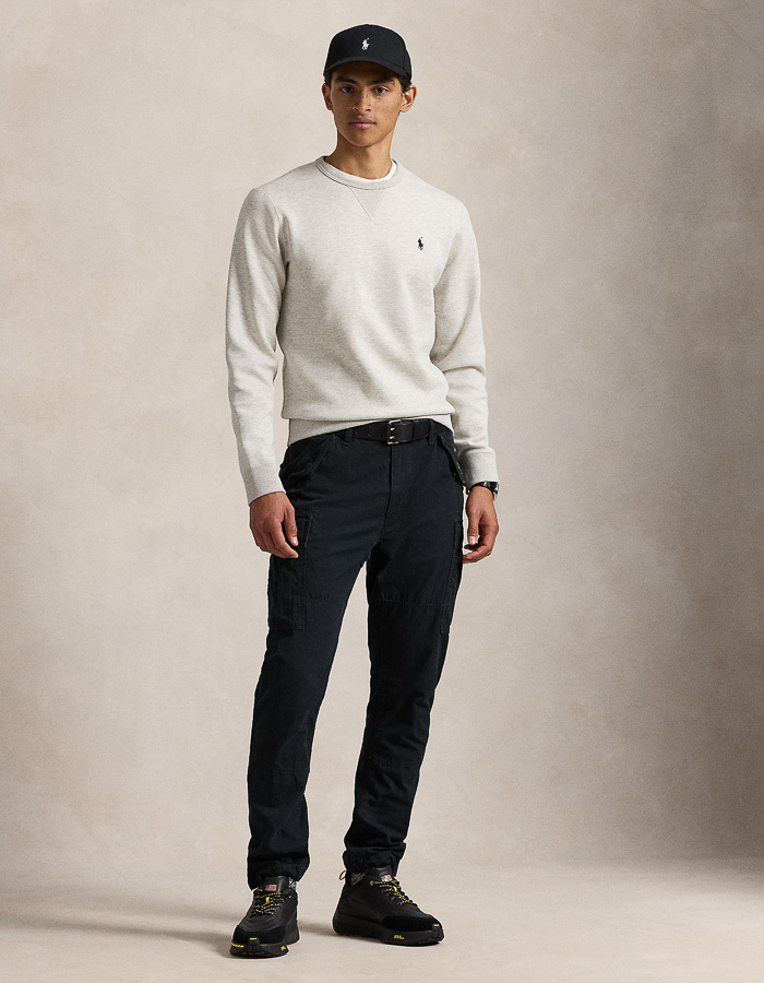 STANDARD FIT DOUBLE-KNIT SWEATSHIRT