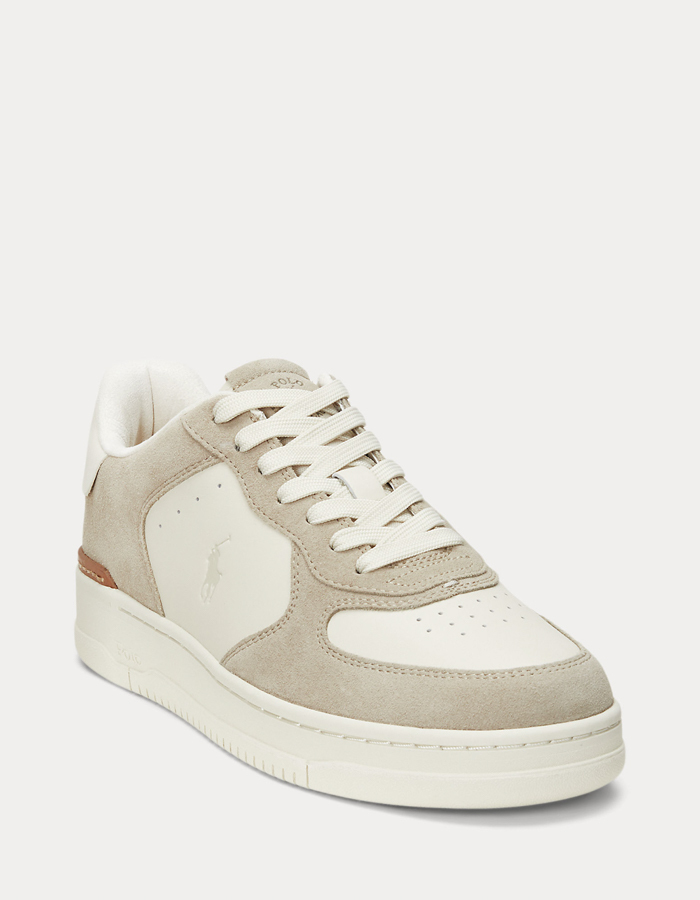 MASTERS COURT LEATHER-SUEDE SNEAKER