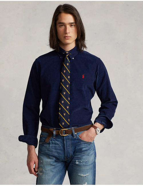 SLIM FIT CORDUROY SHIRT