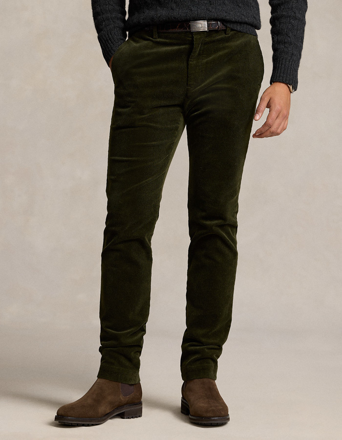 STRETCH SLIM FIT CORDUROY PANT