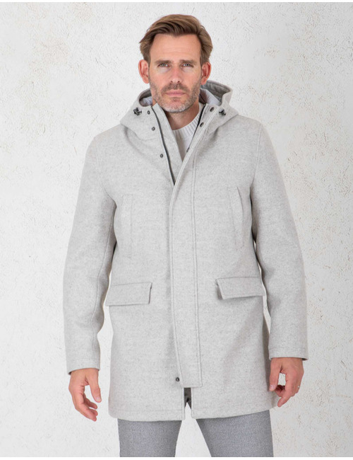 Parka met vaste capuchon