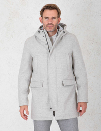 Parka met vaste capuchon