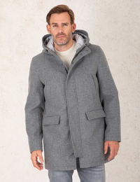 Parka met vaste capuchon