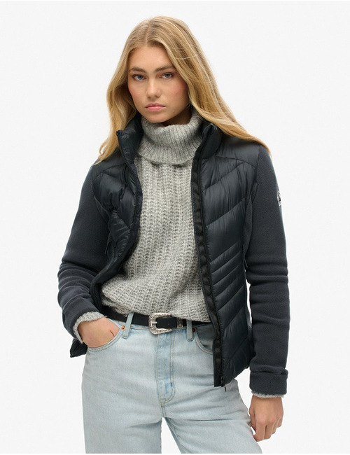 Superdry lange mouw sweater zwart