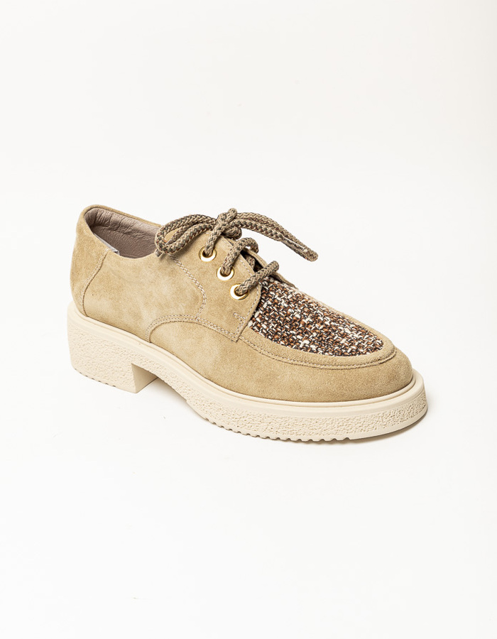 Dlsport veterschoenen beige