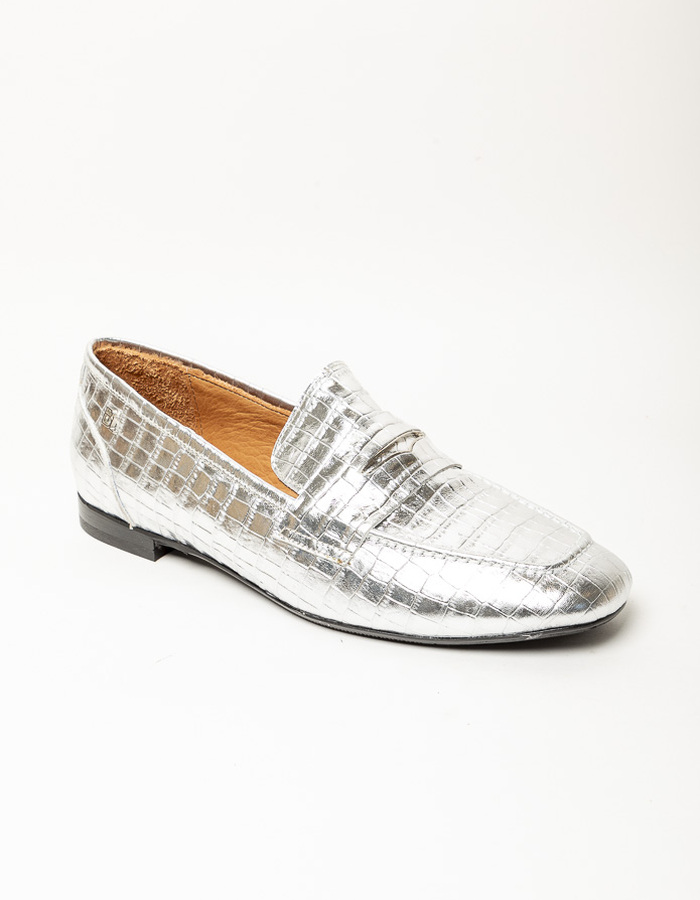 Babouche mocassin zilver