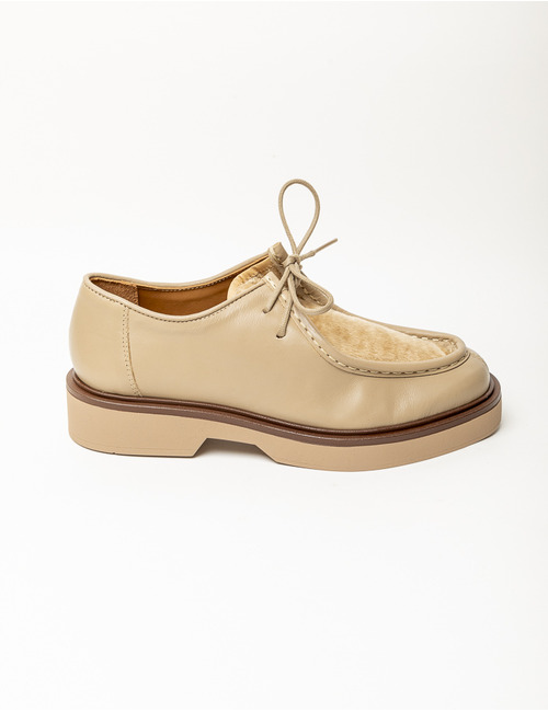 Ctwlk veterschoenen beige