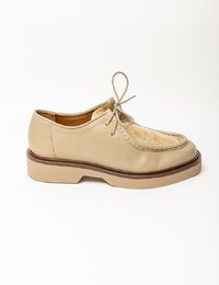 Ctwlk veterschoenen beige