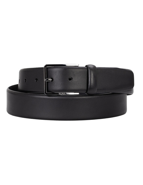 BOSS Elegante Leren Riem met Logo Gesp