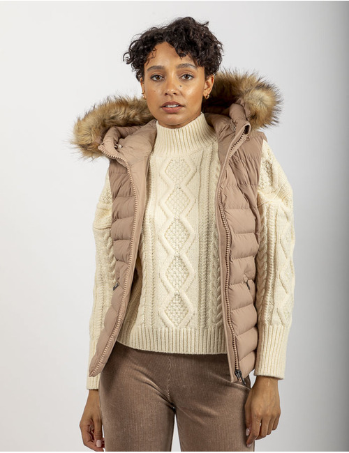 Superdry bodywarmer camel