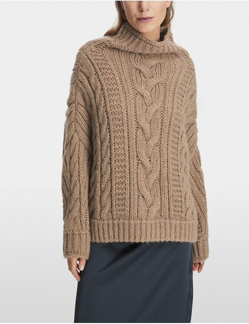 Marccain lange mouw pull camel