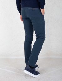 Atelier Noterman slim fit broek blauw