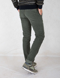 Atelier Noterman slim fit broek groen