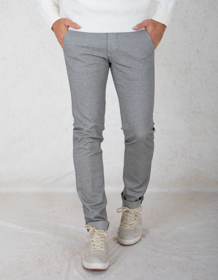 Mason's slim fit broek grijs