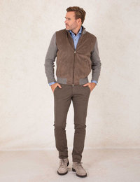 Gran Sasso cardigan bruin